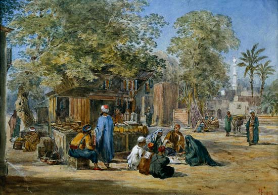 An Egyptian Village from Henry Pilleau