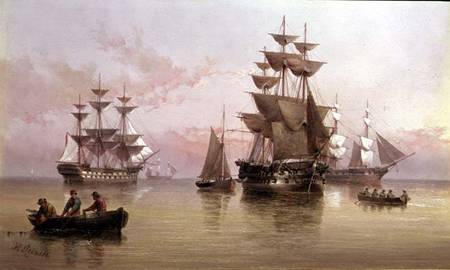 Evening Shipping Scene from Henry Redmore