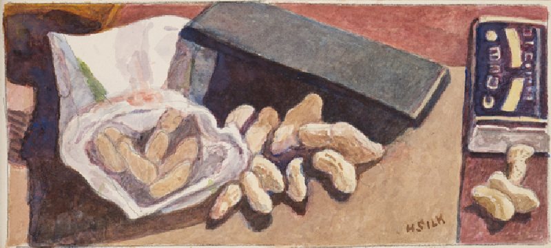 Monkey Nuts, c.1930 (pencil & w/c on paper) from Henry Silk