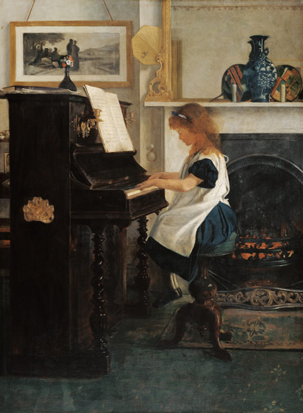 At the Piano from Henry Stacey Marks