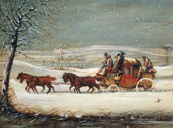 The Royal Mail in Winter from Henry Thomas Alken