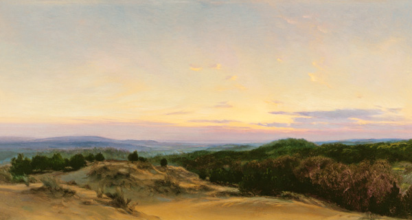 Sunset over a Landscape from Henry William Banks Davis
