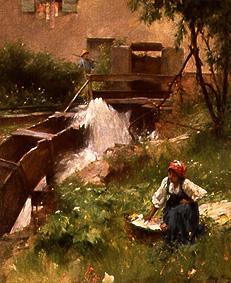 At the water-mill from Henry Woods