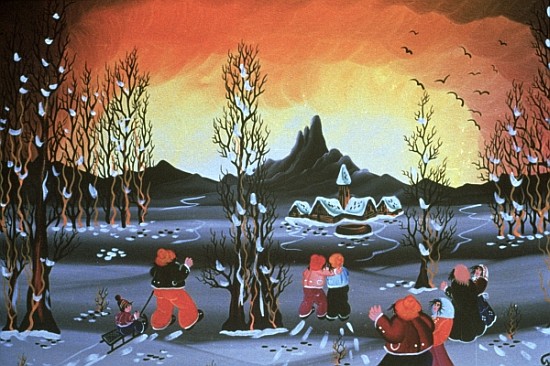 Winter Valley  from Herbert  Hofer