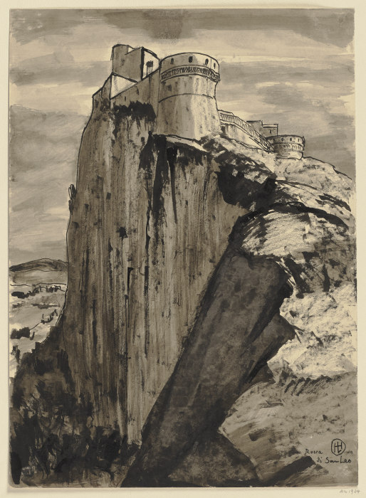 Rocca di San Leo from Hermann Lismann