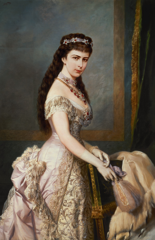 Elizabeth of Bavaria (1837-98), wife of Franz Joseph I of Austria (1830-1916), 1882 from Hermann Nigg