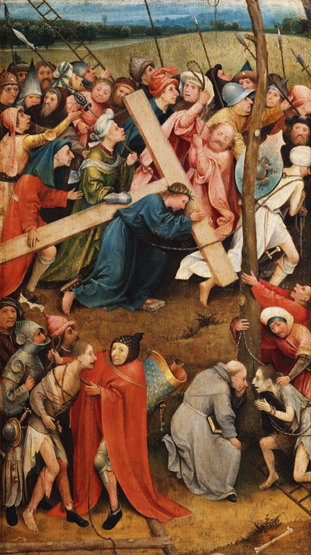 The Kreuztragung Christi. Altar wing from Hieronymus Bosch