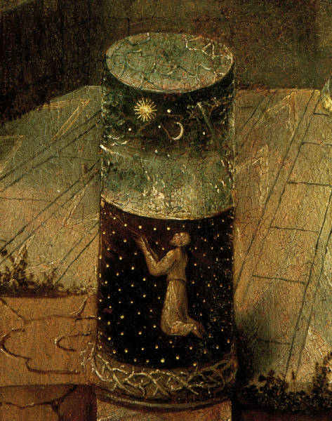 Bosch / Hermit Altar-piece / detail from Hieronymus Bosch