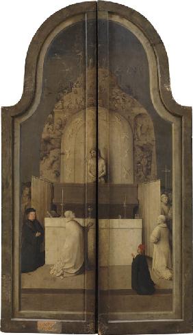 The Adoration of the Kings. (Triptych, reverse)