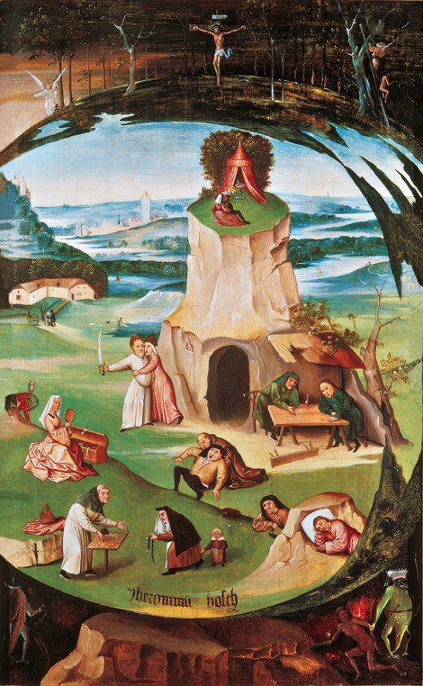 The Seven Deadly Sins from Hieronymus Bosch