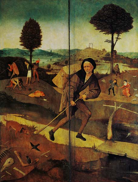 The Prodigal Son - Outsidewings to the Haycart from Hieronymus Bosch