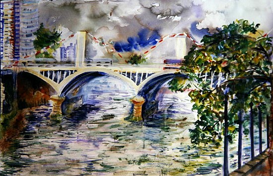 Grosvenor Bridge, 2006 (w/c on paper)  from Hilary  Rosen