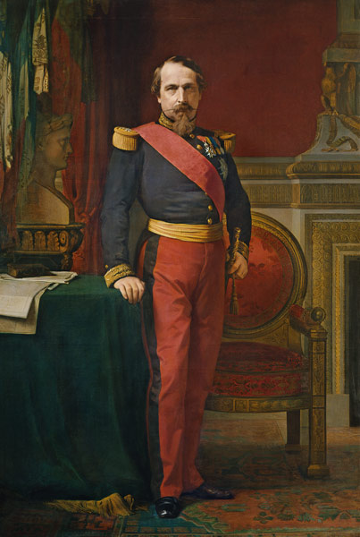Portrait of Napoleon III (1808-73) from Hippolyte Flandrin