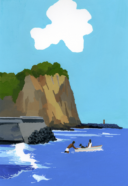 Summer and sea and boat from Hiroyuki Izutsu