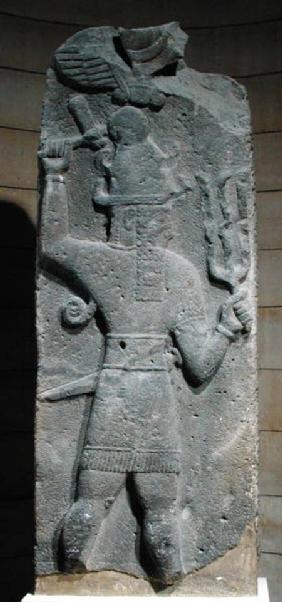 Stela of Teshub, Syrian storm god, from Tell Ahmar, Syria