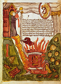 The Apokalypsis of Johannes from Holzschnitt (koloriert)