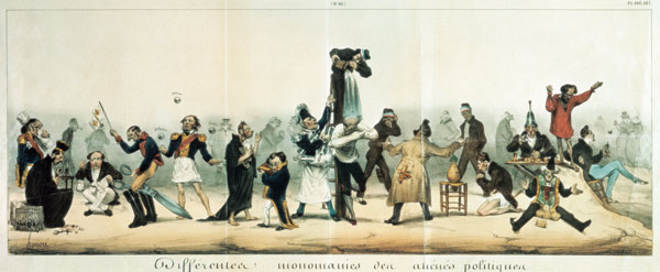 Differentes monomanies / Daumier from Honoré Daumier