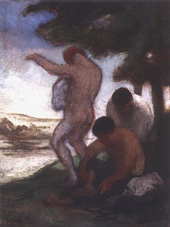 Baigneurs from Honoré Daumier