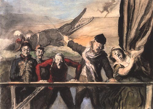 La parade l from Honoré Daumier