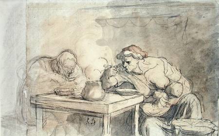 The Soup from Honoré Daumier