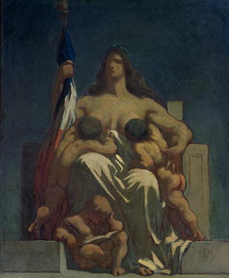 The Republic, 1848 (oil on canvas) from Honoré Daumier