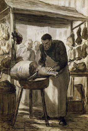 Honore Daumier / Le Boucher