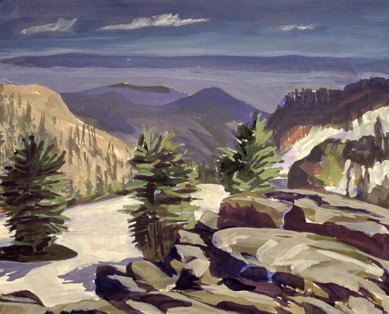 Mountain Vista, at Lassen Volcanic National Park, 2000 (acrylic on canvas)  from Howard  Ganz