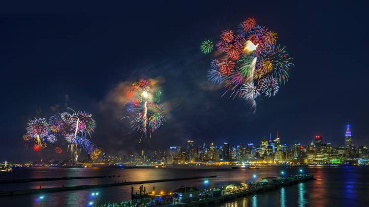 Celebration of Independence Day in NYC from Hua Zhu