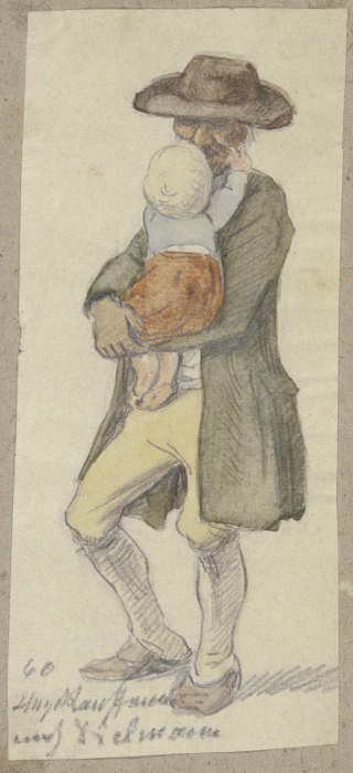 Bauer mit Kind auf dem Arm from Hugo Kauffmann