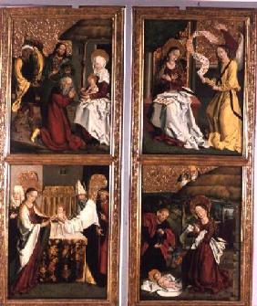 The Annunciation, the Birth of Christ, the Adoration of the Magi and the Presentation in the Temple