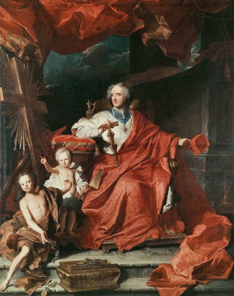 Cardinal de Bouillon (1643-1715) Opening the ''Holy Door'' from Hyacinthe Rigaud