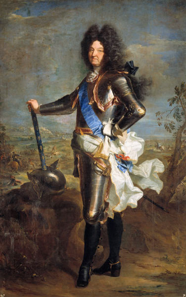 Ludwig XIV., King of France from Hyacinthe Rigaud