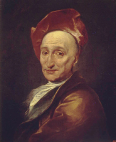 Bildnis des Schriftstellers und Philosophen Bernard Bovier le Fontenelle. from Hyacinthe Rigaud