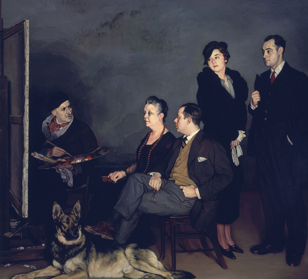 The Painter and His Family from Ignazio Zuloaga