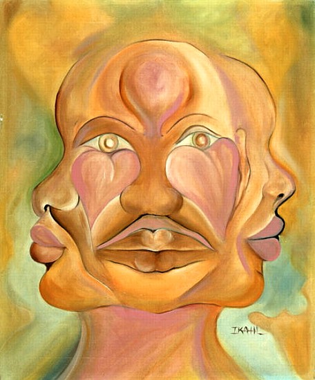 Faces of Copulation (oil on canvas)  from Ikahl  Beckford