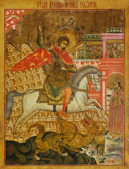 Saint Georg from Ikone (russisch)