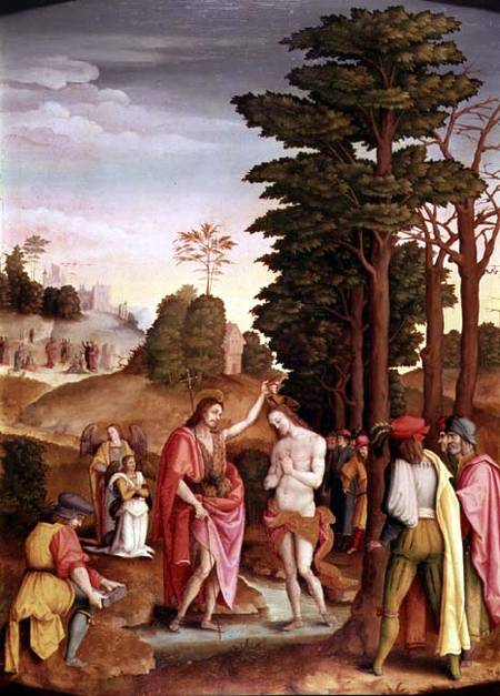 Baptism of Christ from Il Bacchiacca