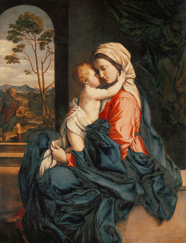 The Virgin and Child Embracing from Il (Giovanni Battista Salvi) Sassoferrato