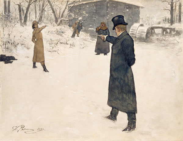 Pushkin / Eugene Onegin / Illust. /Repin from Ilja Efimowitsch Repin
