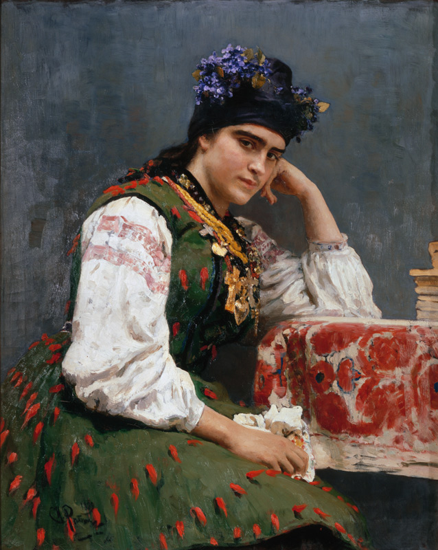 Portrait of Sofia Dragomirova-Lukomskaya from Ilja Efimowitsch Repin