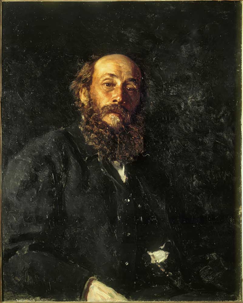 Portrait of the painter Nikolai Gay from Ilja Efimowitsch Repin