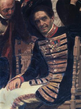 The composer Count Alexei Lvov (1799-1870) (Detail of the painting Slavonic composers)