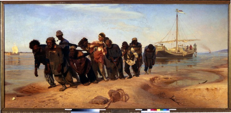 Barge Haulers on the Volga from Ilja Efimowitsch Repin