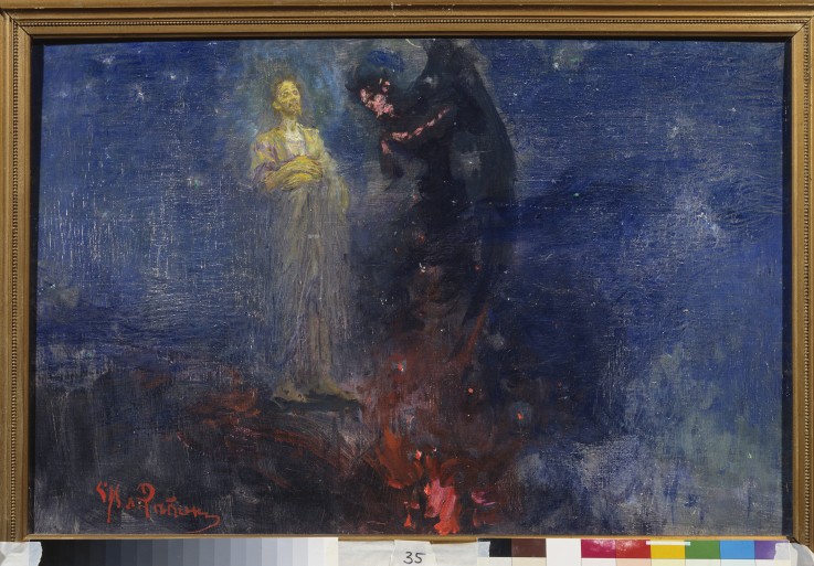 Get Thee Hence, Satan! from Ilja Efimowitsch Repin