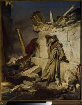 Jeremiah lamenting the Destruction of Jerusalem