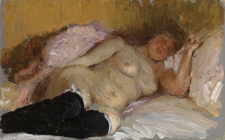 Natalia Nordman Sleeping from Ilja Efimowitsch Repin