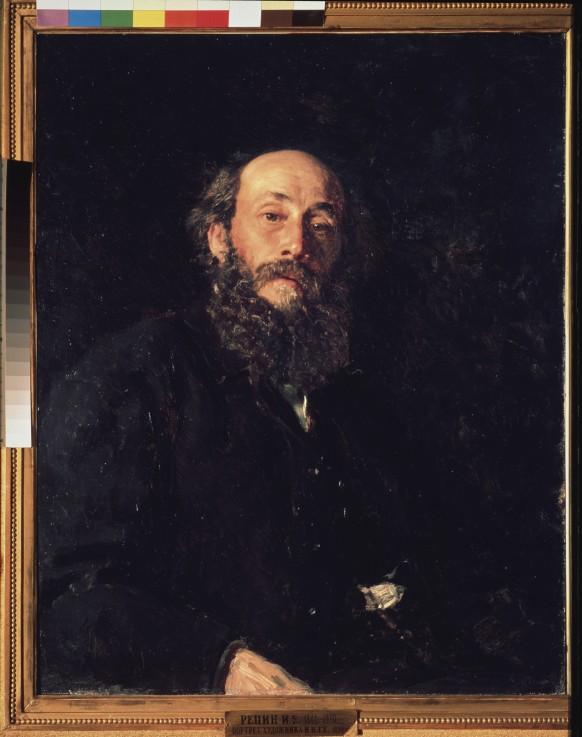 Portrait of the artist Nikolai Ge (1831-1894) from Ilja Efimowitsch Repin