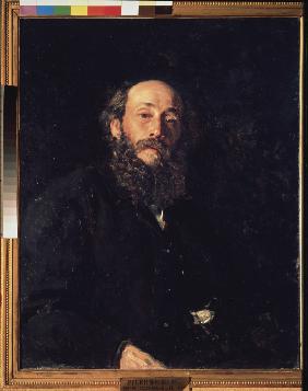 Portrait of the artist Nikolai Ge (1831-1894)