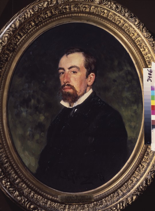 Portrait of the artist Vasili Polenov (1844-1927) from Ilja Efimowitsch Repin