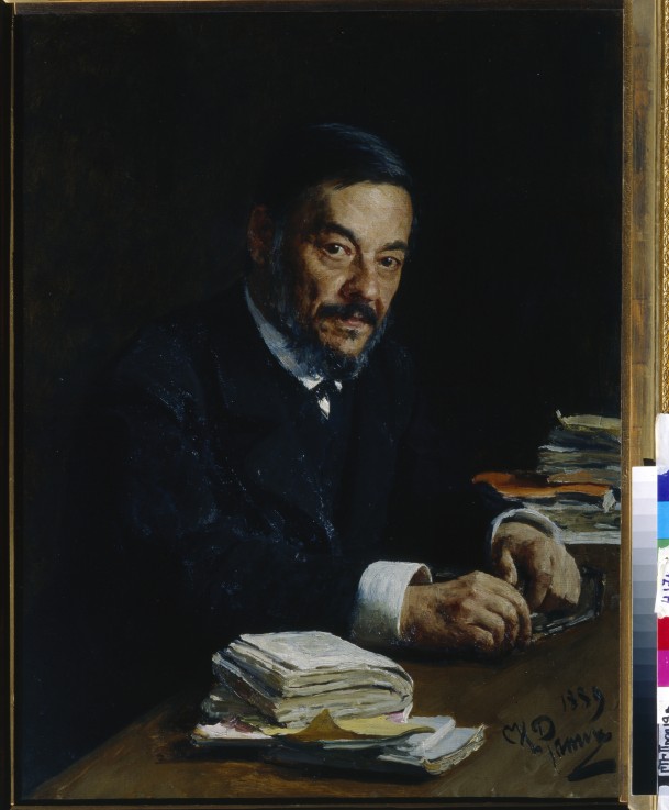 Portrait of the physiologist and physician Ivan M. Sechenov (1829-1905) from Ilja Efimowitsch Repin